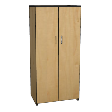 Contempo Double Door Wardrobe w/Interior Shelf & Clothes Rod, 42"W, 78"H