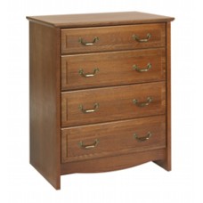 Madison 4 Drawer Chest w/3 Equal Size Drawers & Smaller Top Drawer, 36"W