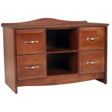 Madison Media Cabinet w/4 Drawers & 2 Open Compartments, 60"W