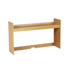 Woodcrest Single Shelf Carrel w/Open Back, 42"W