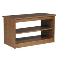 Nittany Media Stand w/2 Fixed Shelves, 60"W