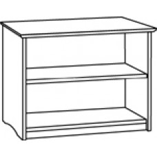 Sedona Bookcase w/1 Fixed Shelf & 1 Adjustable Shelf
