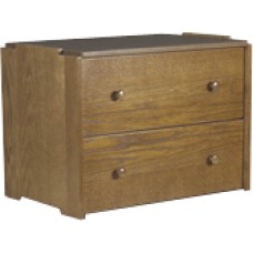 Shaker 2 Drawer Stackable Chest, 30"W
