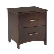 Shaker Nightstand w/2 Equal Size Drawers