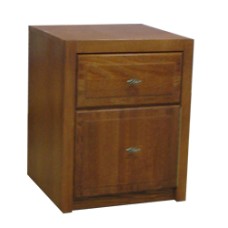 Woodcrest Desk Pedestal w/1 Box & 1 File Drawer