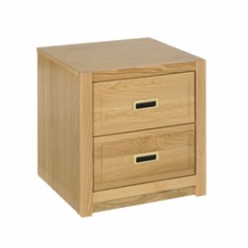 Woodcrest Nightstand w/2 Equal Size Drawers