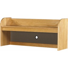 Bookcase Carrel Attachment for Reversible Bedside Storage Unit