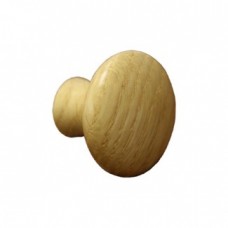 Wood Knob, Stained to Match, 1 3/8" Diameter