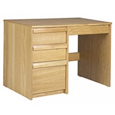 Homestead Panel End Pedestal Desk w/2 Box Drawers, 1 File Drawer & Pencil Drawer, 42"W