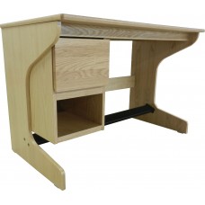 Nittany Cantilever Study Desk w/1 Open Compartment  1 Drawer, 42"W