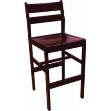 Adam Bar Stool w/Wood Seat & Back