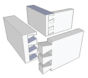 english dovetail diagram